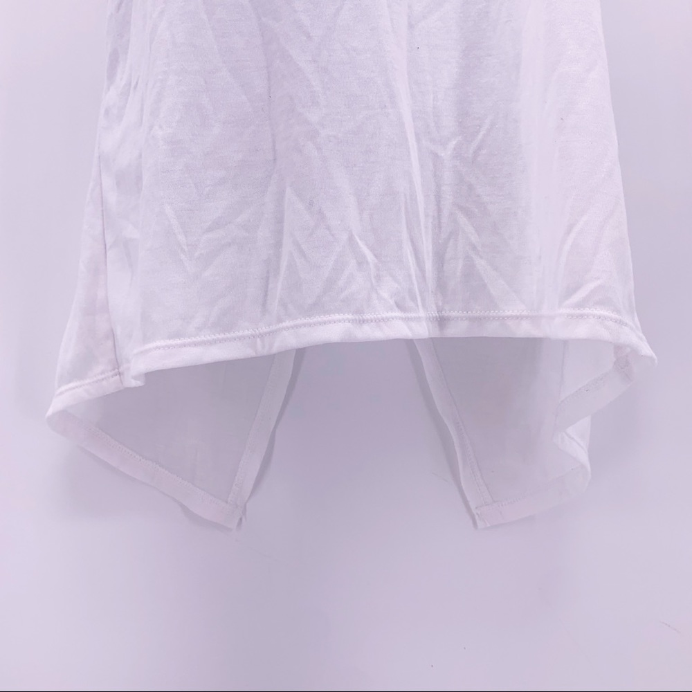 Nike Dri-Fit Peace Love Swoosh White Tank Top Size XS - Picture 3 of 11